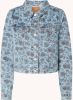 Levi's Cropped spijkerjas met steekzakken en bloemenprint online kopen