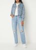 Levi's Cropped spijkerjas met steekzakken en bloemenprint online kopen