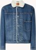Levi's Homewear vest met sherpa effect, in jeansstijl online kopen