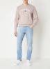 Tommy Jeans Beige Sweater Tjm Reg Small Varsity Crew online kopen