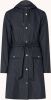 Rains Lange trenchcoat met ritssluiting en ceintuur, unisex, Curve W Jacket online kopen