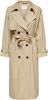 Only Double Breasted Trench Coat , Beige, Dames online kopen