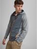 JACK & JONES ESSENTIALS jack JJEMULTI donkergrijs/grijs melange online kopen