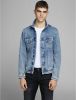 JACK & JONES JEANS INTELLIGENCE spijkerjas JJIALVIN JJJACKET light denim online kopen