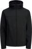 Jack & jones Jjemarvin Hood Softshelloos 12212363 , Zwart, Heren online kopen