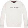 Tommy Hilfiger ! Jongens Sweater Maat 128 Wit Katoen/polyester/elasthan online kopen