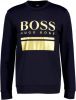 Boss Salbo sweater met metallic logo online kopen
