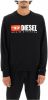 Diesel S Ginn Div sweater met logoborduring online kopen