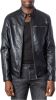 JACK & JONES CORE imitatieleren tussenjas Rocky zwart online kopen