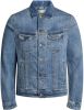 JACK & JONES JEANS INTELLIGENCE spijkerjas JJIALVIN JJJACKET light denim online kopen