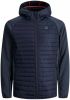 JACK & JONES ESSENTIALS jack JJEMULTI donkergrijs/grijs melange online kopen