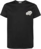Moncler Logo print t shirt , Zwart, Heren online kopen