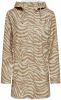 ONLY regenjas ONLELLEN met zebraprint bruin/beige online kopen