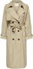 Only Double Breasted Trench Coat , Beige, Dames online kopen