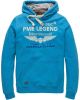 PME Legend Hooded brushed falcon brilliant blue Sweaters Blauw online kopen