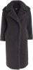 Ugg Gertrude Long Teddy Coat in Ink Black,, Polyester online kopen