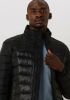Hugo Boss winterjas zwart normale fit effen rits online kopen