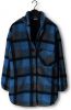 Penn & Ink Blauwe Mantel Coat Teddy online kopen