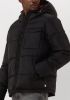 Scotch & Soda Zwarte Gewatteerde Jas Hooded Puffer Jacket online kopen