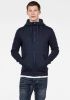 G-Star G Star RAW Capuchonsweatvest Premium Basic Hooded Zip Sweater online kopen