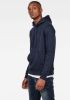 G-Star Donkerblauwe G Star Raw Sweater C235 Pacior Sweat R Hoodie online kopen