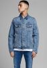 JACK & JONES JEANS INTELLIGENCE spijkerjas JJIALVIN JJJACKET light denim online kopen