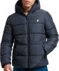 Superdry Winterjas sports puffer hooded sailor blue(m5011212a bro ) online kopen