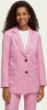 Scotch & Soda Jacquard single breasted blazer orchid pink online kopen