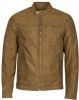 JACK & JONES ESSENTIALS imitatieleren tussenjas Rocky camel online kopen