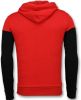 Sweater Enos Hoodie Slim Fit Striped Hooded Sweater - online kopen