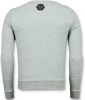 Sweater Enos Rhinestone Trui Doodskop Crewneck- Ster Skull Sweater - online kopen