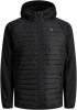 JACK & JONES ESSENTIALS jack JJEMULTI donkergrijs/grijs melange online kopen