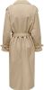 Only Double Breasted Trench Coat , Beige, Dames online kopen