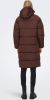 Only Doorgestikte jas ONLAMANDA LONG PUFFER COAT met een capuchon online kopen