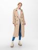 Only Double Breasted Trench Coat , Beige, Dames online kopen