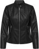 Only Onlmelisa faux leather jacket cc ot online kopen