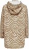 ONLY regenjas ONLELLEN met zebraprint bruin/beige online kopen