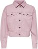 Only Dames rose vaquera jas 15250352 , Roze, Dames online kopen