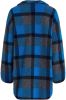 Penn & Ink Blauwe Mantel Coat Teddy online kopen