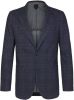 Profuomo Donkerblauwe Colbert Jacket Knitted Ch online kopen