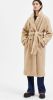 Selected Femme Zand Mantel Betty Teddy Coat online kopen