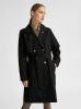 Selected Femme Zwarte Mantel Weka Trenchcoat online kopen
