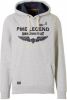 PME Legend Hooded brushed falcon light grey melee Sweaters Grijs online kopen